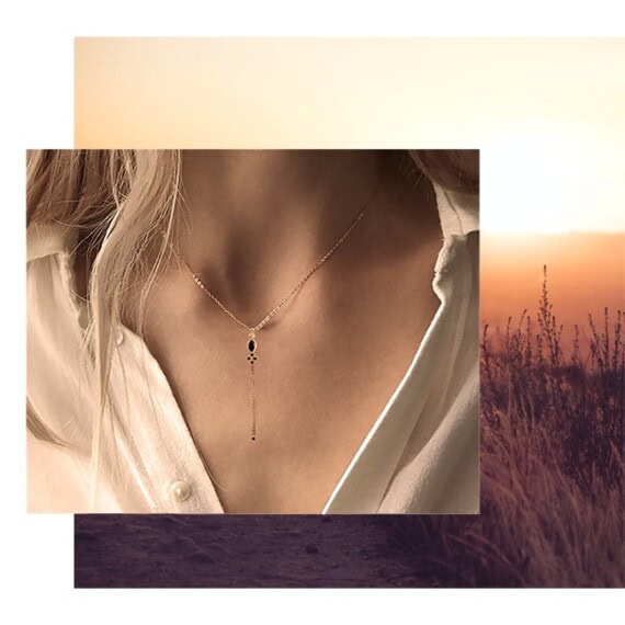 collier margot onyx