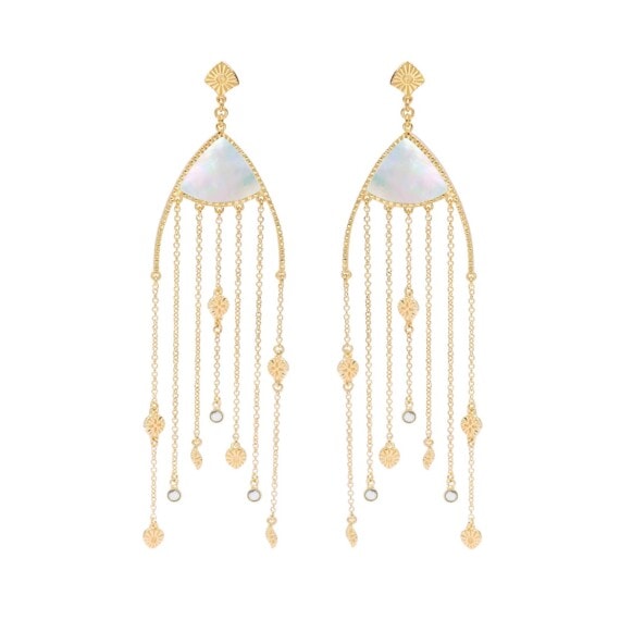 boucles d'oreilles Mina Nacre