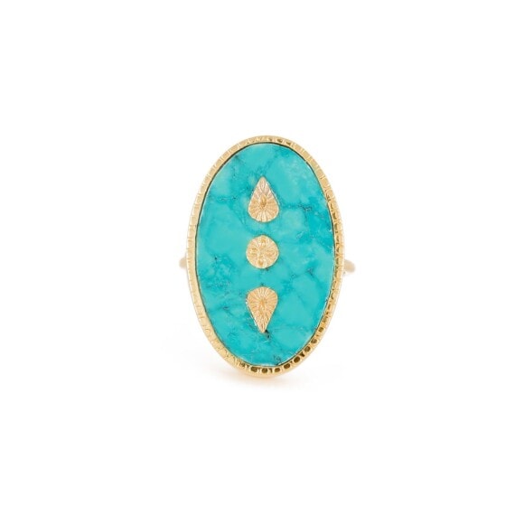 bague lana turquoise chez poisson plume bijoux