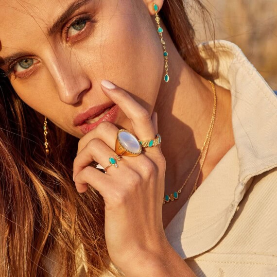bague eila nacre naturelle