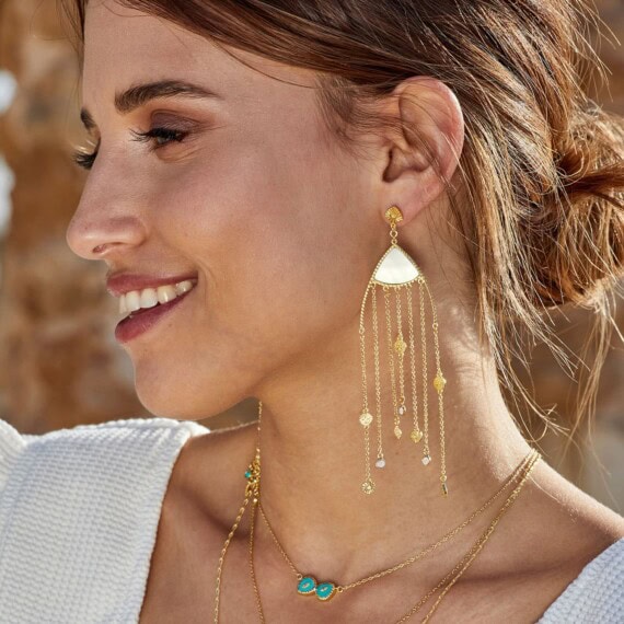boucles mina nacre chez poissonplume