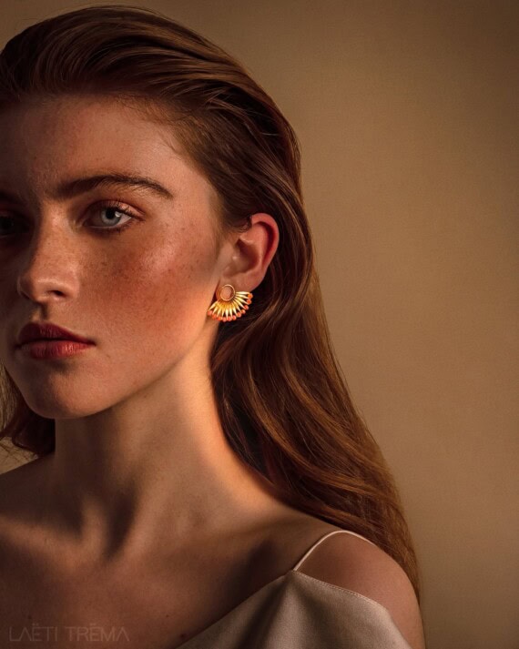 Boucles plumes awa corail - laeti trema chez poisson plume