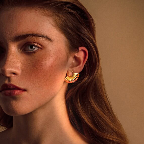 Boucles plumes awa corail - laeti trema chez poisson plume