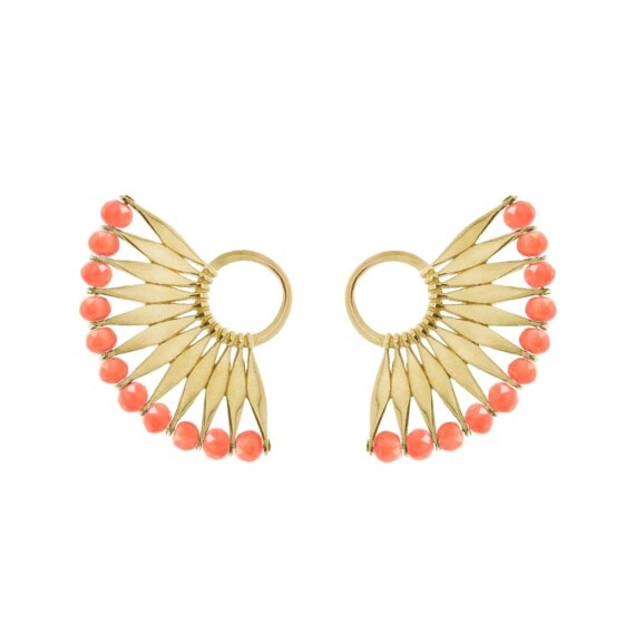Boucles plumes awa corail - laeti trema chez poisson plume