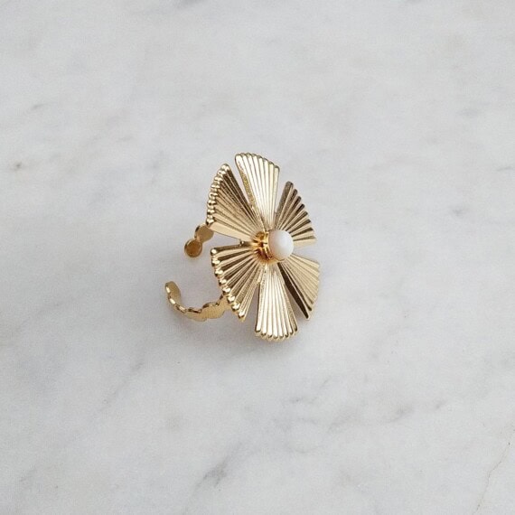 bague sol nacre