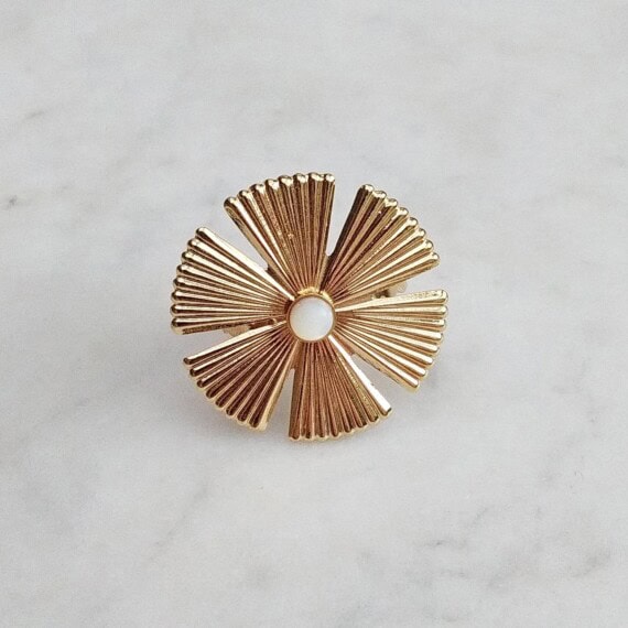 bague sol nacre