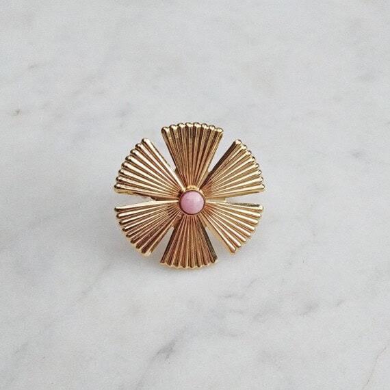 bague sol rhodonite