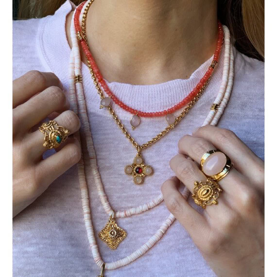 collier talisman majorelle dear charlotte