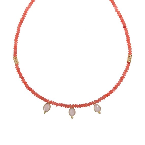 Collier pampilles jade rose majorelle Dear Charlotte