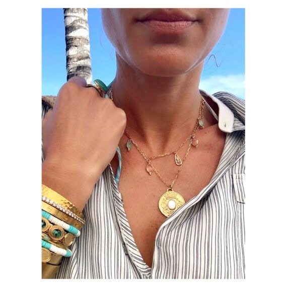 Collier pampilles dahlia dear charlotte