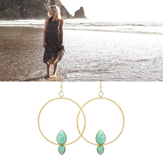 Boucles d'oreilles fidji