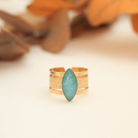 Bague joy honolulu amazonite