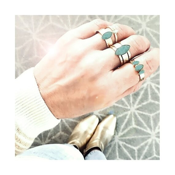 Bague Joy Honolulu Amazonite – Image 2