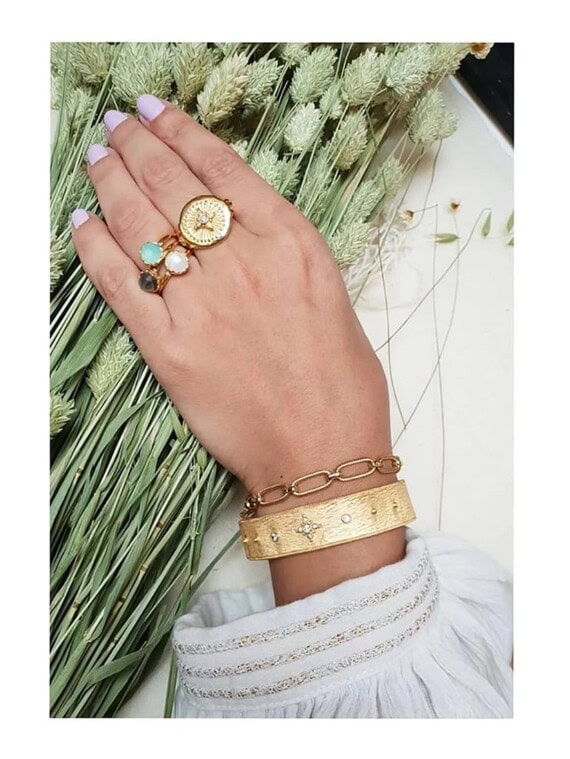 bracelet martelé louise