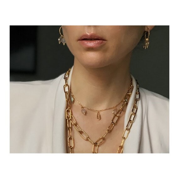 Collier pampilles dahlia dear charlotte