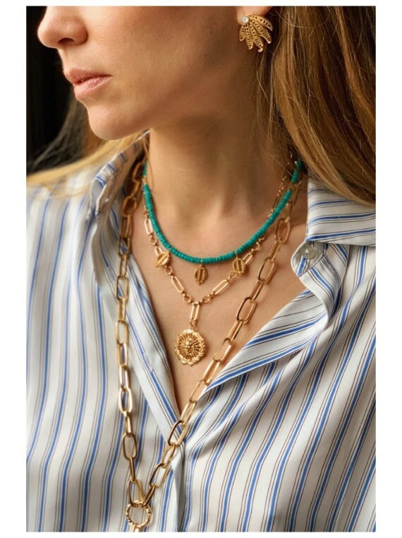 Collier soleil narcisse dear charlotte paris