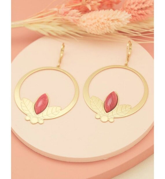 boucles flora rhodonite aj