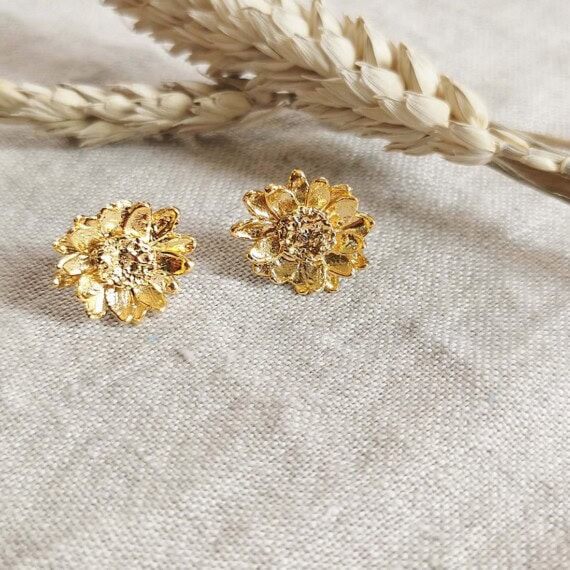 boucles velenne fleurs dorées