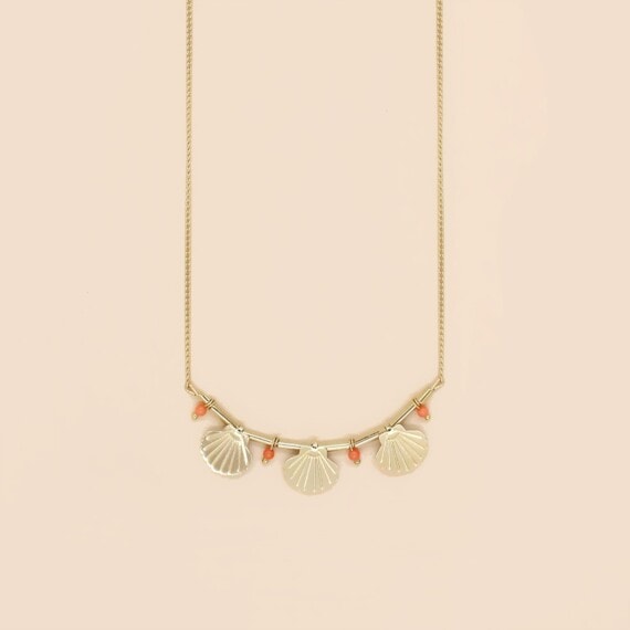 Collier océania coquillages