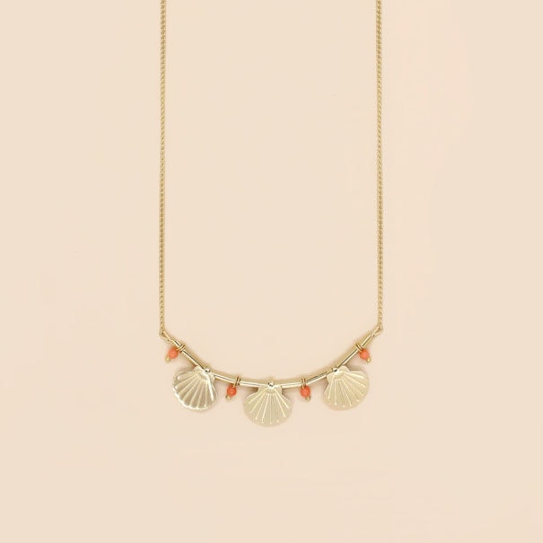Collier océania coquillages