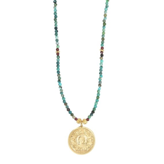 collier bouddha turquoise leticia ponti chez poisson plume