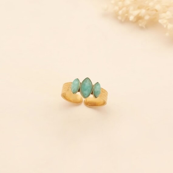 bague esprit honolulu amazonite