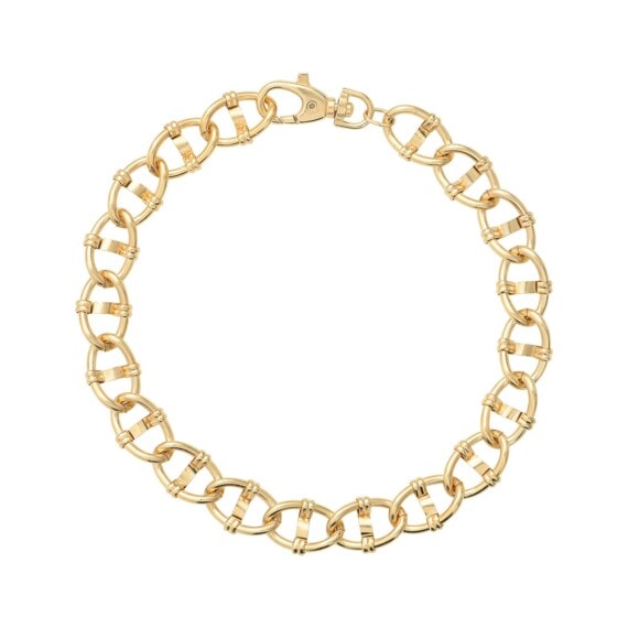 collier destree gros maillons ovales