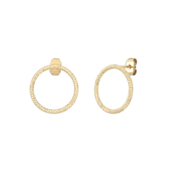 boucles d'oreilles love mary anneau cercle