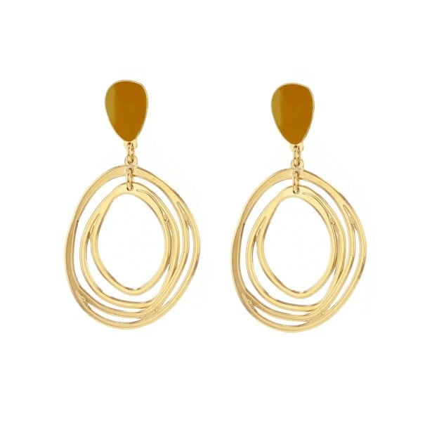 boucles ondes ocre