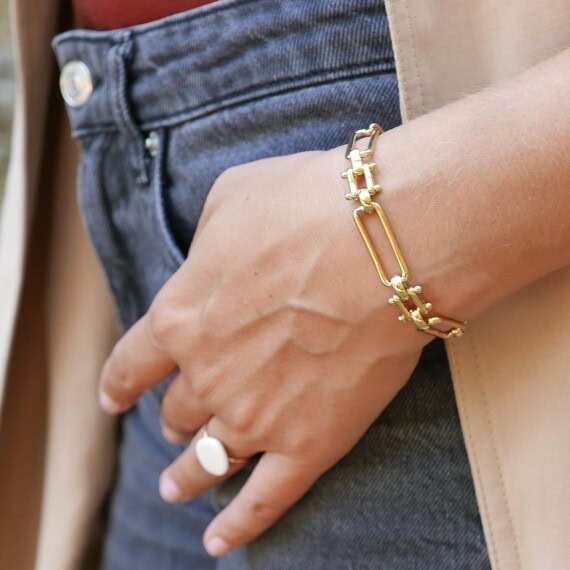 bracelet elaia grands maillons jour de mistral