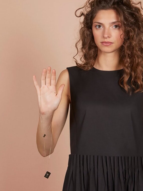 collier enveloppe love letter