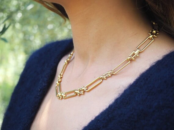 collier grands maillons elaia jour de mistral