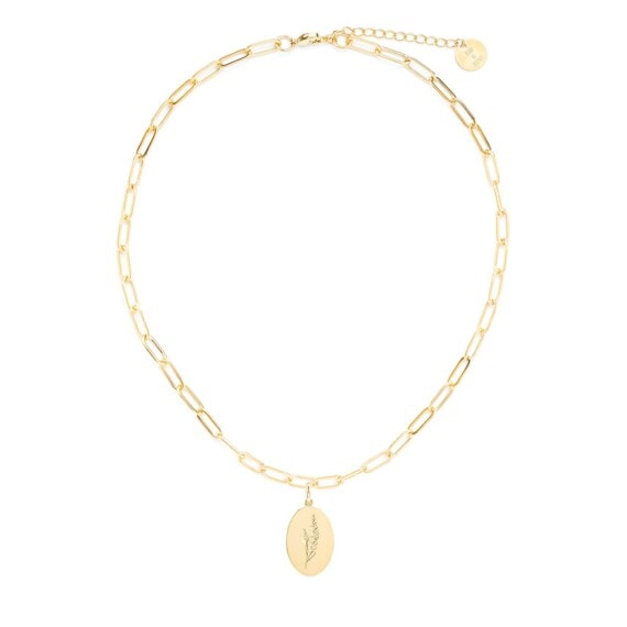 collier maille lavande