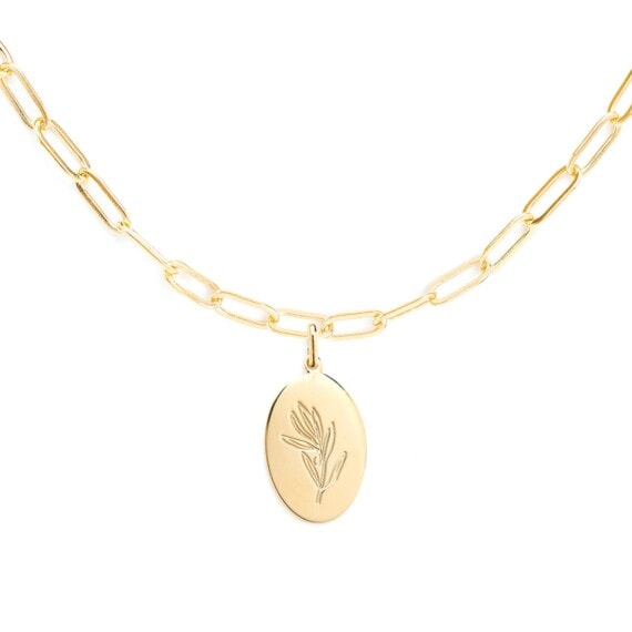 collier maille olea olivier