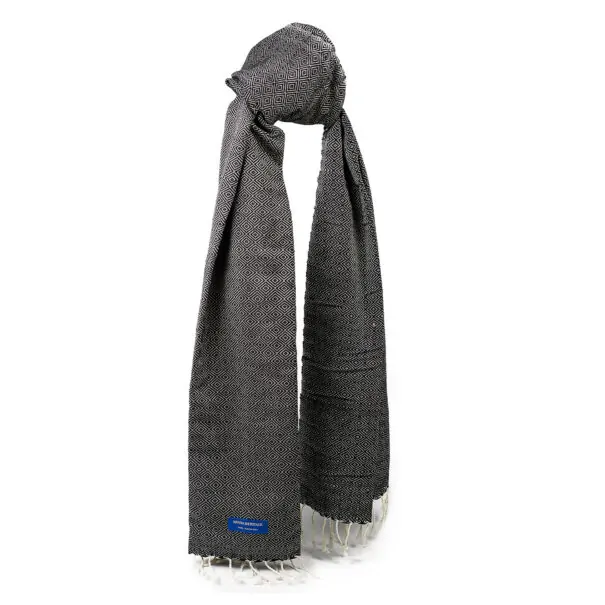 foulard petit krama chaud noir ébène