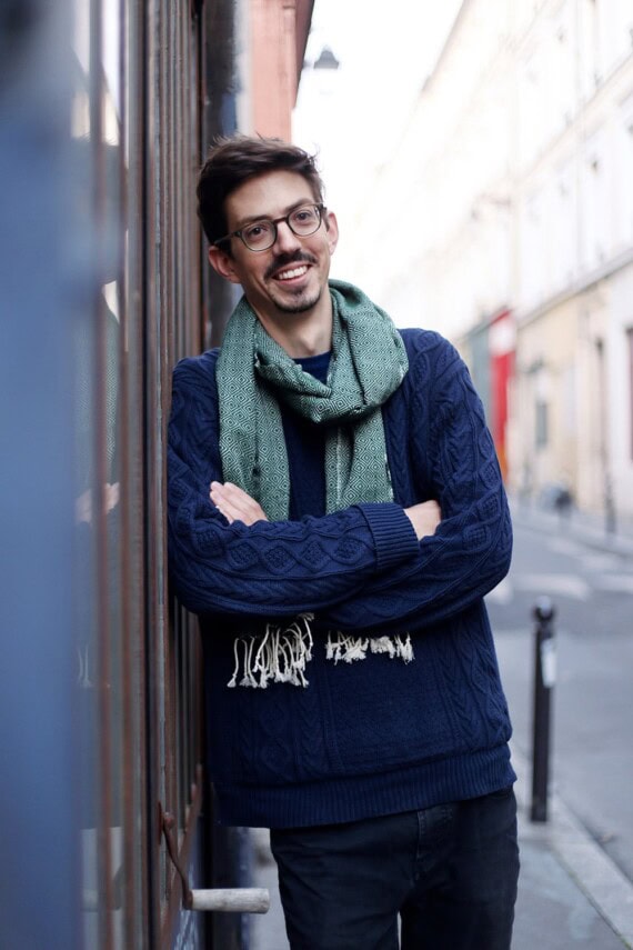 foulard petit krama chaud vert foret homme