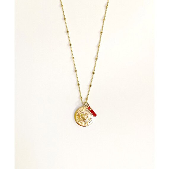 collier serena coeur chez poissonplume bijoux