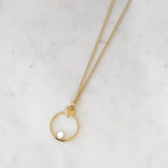 collier tina nacre