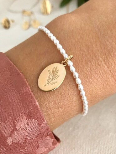 Bracelet perles Olivier