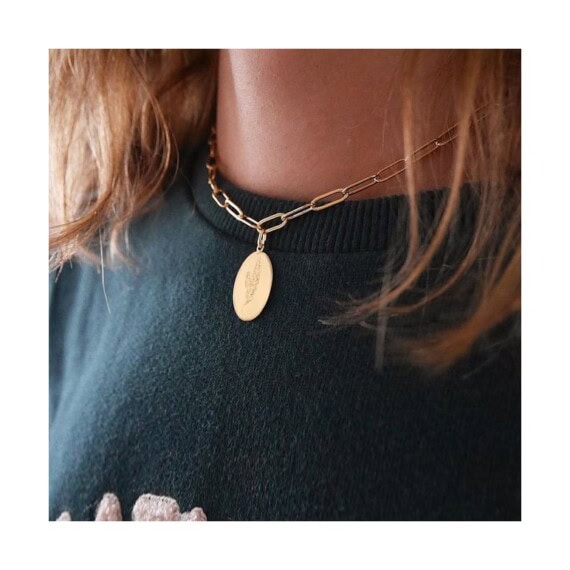 Collier maille Oléa Lavande – Image 3