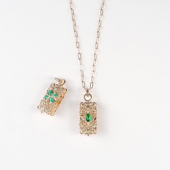 collier trefle fortunae