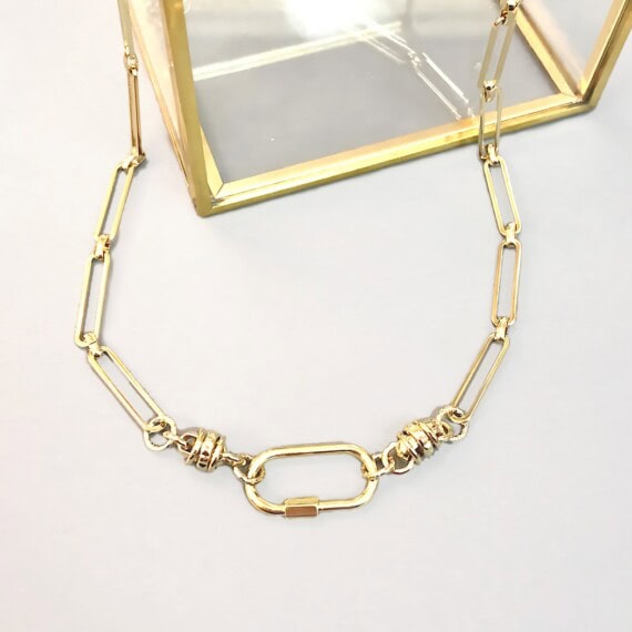 collier maillons apolline chez poisson plume