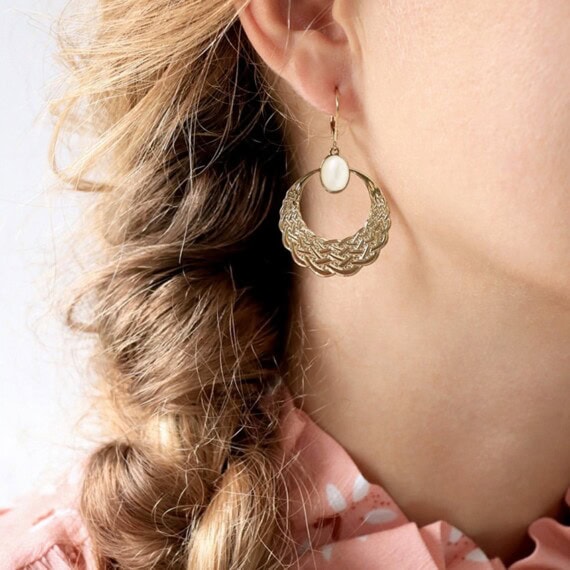 boucles jay nacre