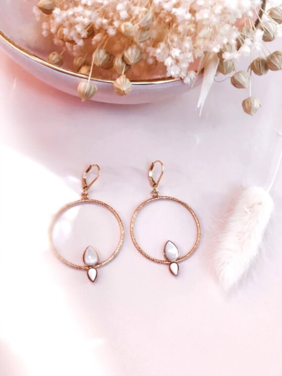 boucles fidji poissonplume bijoux