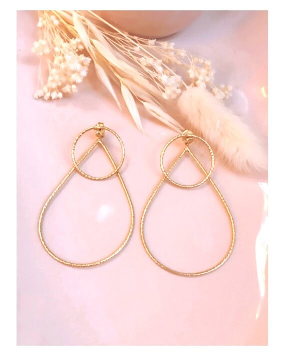 grandes boucles aqua duo