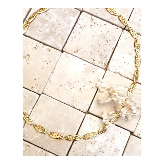 Collier chaîne filigrane Cali