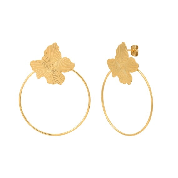 boucles oreilles on my skin fleurs