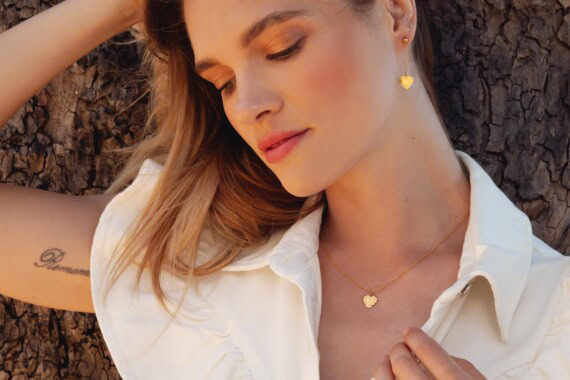 collier coeur grenadine les dissonances
