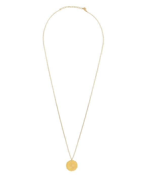 collier bella medaille fleur ld