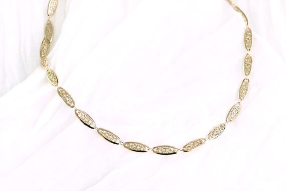 Collier filigrane Cali Louise Hendricks chez poissonplume bijoux